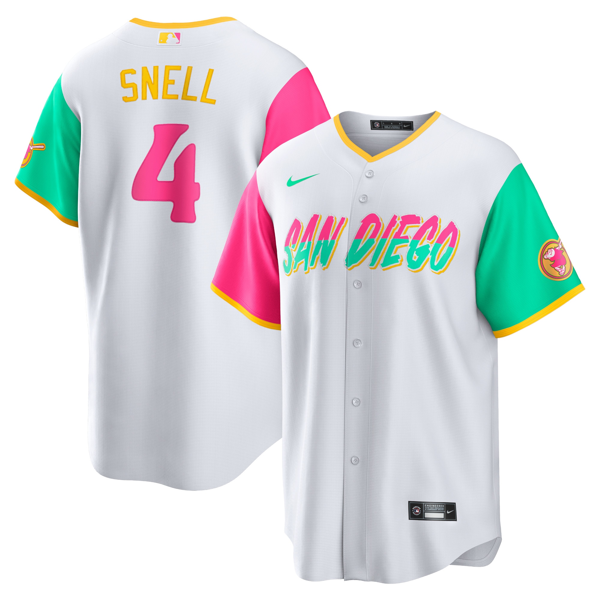 Blake Snell San Diego Padres Nike City Connect Replica Player Jersey  White