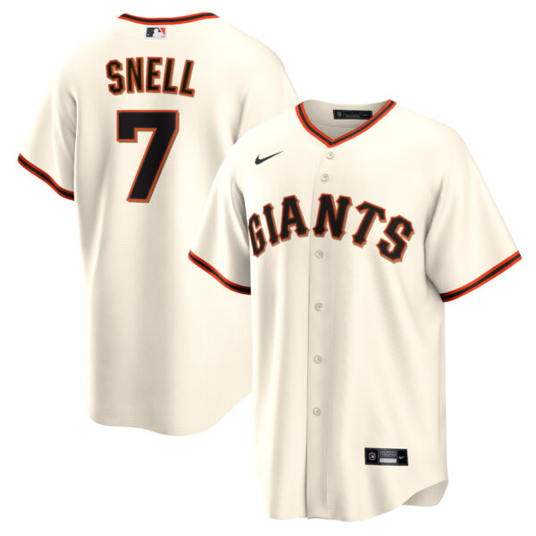 Blake Snell San Francisco Giants Nike Home Replica Jersey  Cream