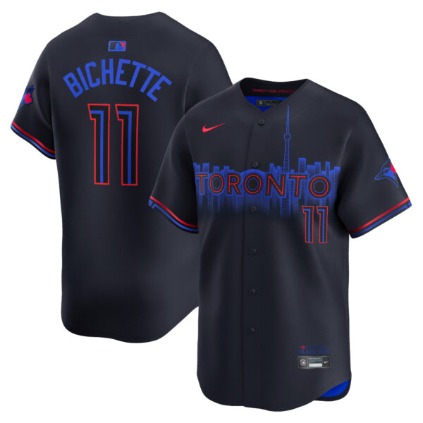 Bo Bichette Toronto Blue Jays Nike 2024 City Connect Limited Player Jersey  Black