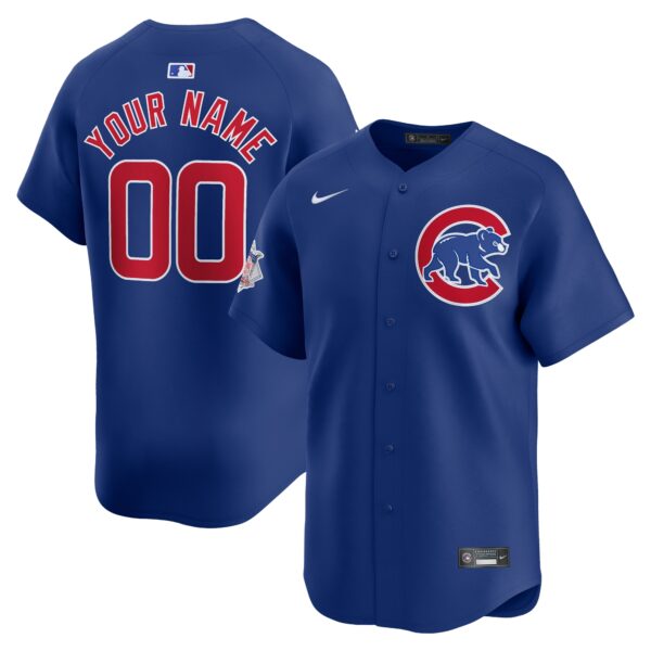 Chicago Cubs Nike  Alternate Limited Custom Jerseynbsp– Royal
