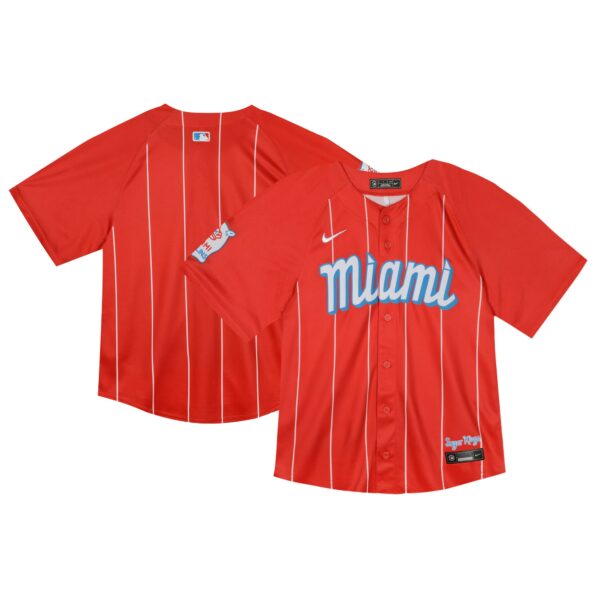Miami Marlins Nike Toddler City Connect Limited Jersey  Red