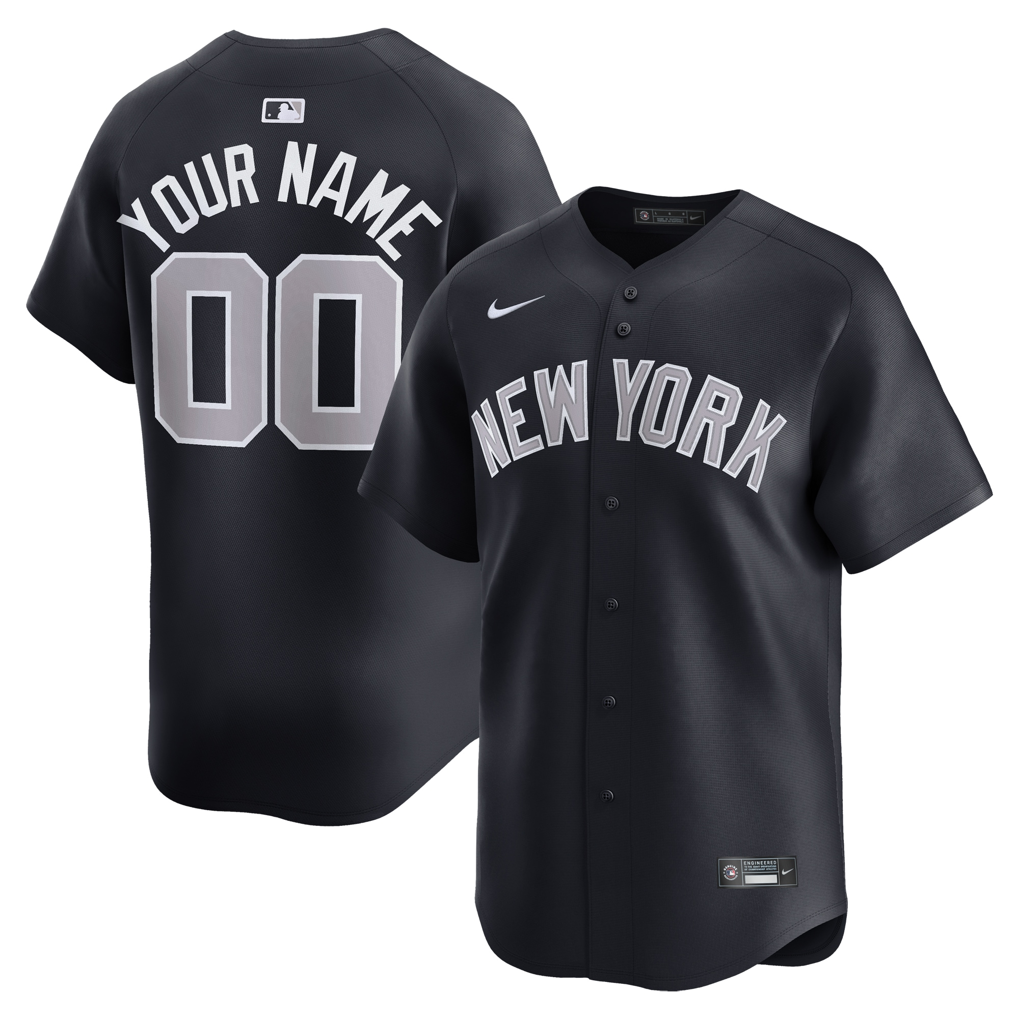 New York Yankees Nike  Alternate Limited Custom Jerseynbsp– Navy
