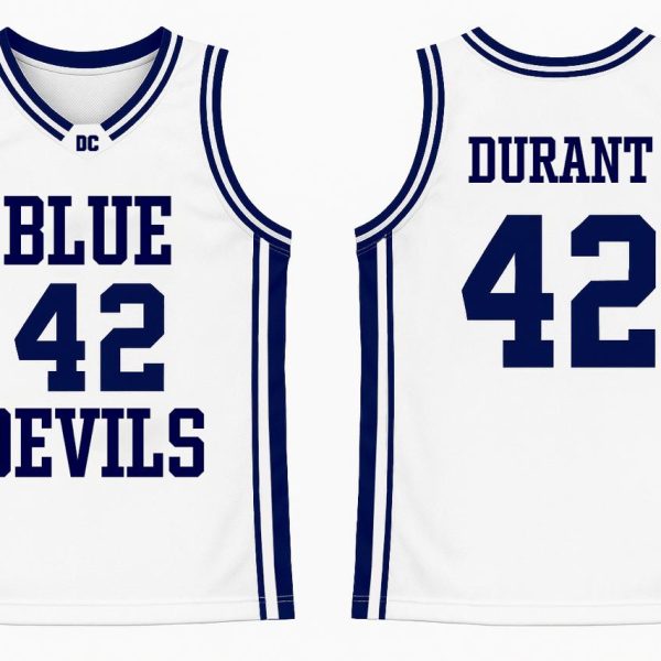 Durant #42 Blue Devils Basketball Jersey