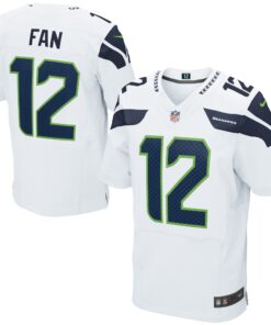 12s Seattle Seahawks  Elite Jersey  White