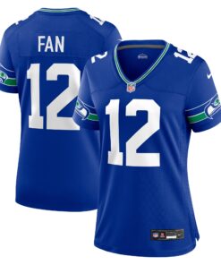 12s Seattle Seahawks  Women_s Player Jersey  Royal