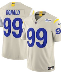Aaron Donald Los Angeles Rams  Alternate Vapor F.U.S.E. Limited Jersey  Bone