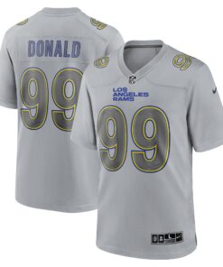 Aaron Donald Los Angeles Rams  Atmosphere Fashion Game Jersey  Gray