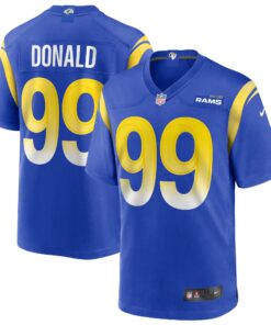 Aaron Donald Los Angeles Rams  Game Player Jersey  Royal
