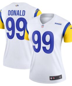 Aaron Donald Los Angeles Rams  Women_s Legend Jersey  White