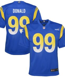Aaron Donald Los Angeles Rams  Youth Game Jersey  Royal