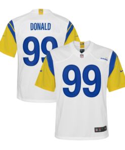 Aaron Donald Los Angeles Rams  Youth Game Jersey  White