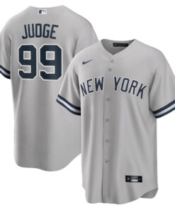 Aaron Judge New York YankeesBig amp Tall Road Replica Player Jersey  Gray