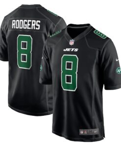 Aaron Rodgers New York Jets  Fashion Game Jersey  Black