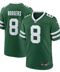 Aaron Rodgers New York Jets  Game Jersey  Legacy Green