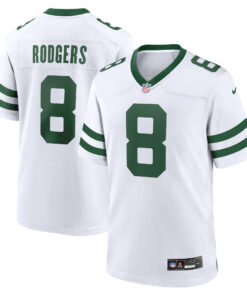Aaron Rodgers New York Jets  Game Jersey  Legacy White