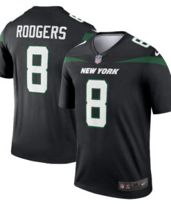 Aaron Rodgers New York Jets  Men_s Alternate Legend Player Jersey  Stealth Black
