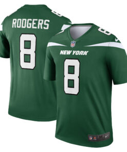 Aaron Rodgers New York Jets  Men_s Legend Player Jersey  Gotham Green