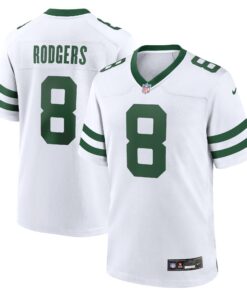 Aaron Rodgers New York Jets  Player Game Jersey  Legacy White