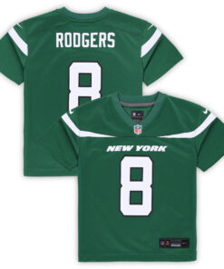 Aaron Rodgers New York Jets  Preschool Game Jersey  Gotham Green