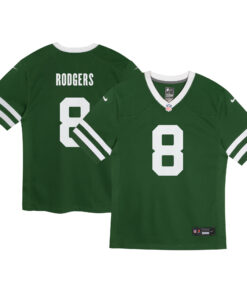 Aaron Rodgers New York Jets  Preschool Game Jersey  Legacy Green