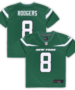 Aaron Rodgers New York Jets  Toddler Game Jersey  Gotham Green