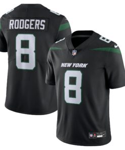 Aaron Rodgers New York Jets   Vapor Untouchable Limited Jersey  Black