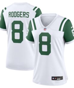 Aaron Rodgers New York Jets  Women_s Classic Alternate Game Jersey  White