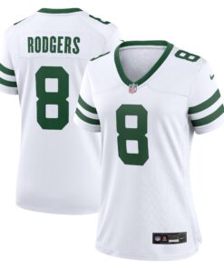Aaron Rodgers New York Jets  Women_s Game Jersey  Legacy White
