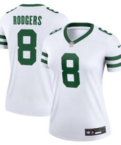 Aaron Rodgers New York Jets  Women_s Legend Player Jersey  Legacy White
