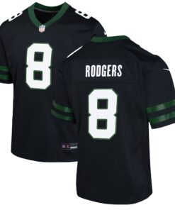 Aaron Rodgers New York Jets  Youth Alternate Game Jersey  Legacy Black
