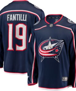 Adam Fantilli Columbus Blue Jackets Fanatics Home Premier Breakaway Player Jersey  Navy
