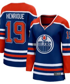 Adam Henrique Edmonton Oilers Fanatics Women_s Home Breakaway Player Jersey  Royal