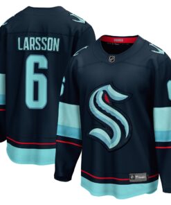 Adam Larsson Seattle Kraken Fanatics Home Breakaway Player Jersey  Deep Sea Blue