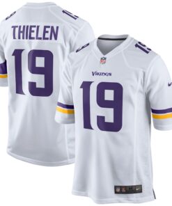 Adam Thielen Minnesota Vikings  Game Jersey  White