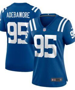 Adetomiwa Adebawore Indianapolis Colts  Women_s Team Game Jersey   Royal