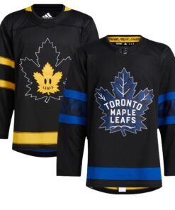 adidas Authentic Toronto Maple Leafs x drew house Alternate Blank Jersey  Black
