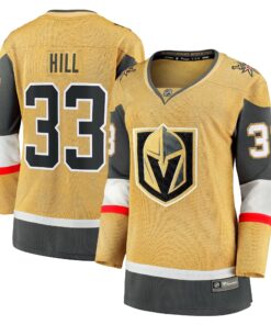 Adin Hill Vegas Golden Knights Fanatics Women_s Home Breakaway Player Jersey  Gold