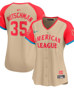 Adley Rutschman American LeagueWomen_s 2024 MLB AllStar Game Limited Player Jersey  Cream