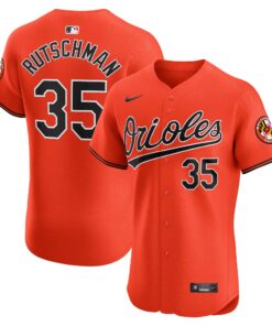 Adley Rutschman Baltimore OriolesAlternate Elite Player Jersey  Orange
