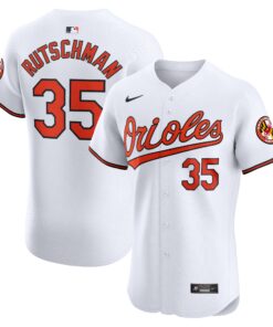 Adley Rutschman Baltimore OriolesHome Elite Jersey  White