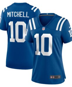 Adonai Mitchell Indianapolis Colts  Women_s Game Jersey   Royal