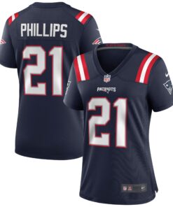 Adrian Phillips New England Patriots  Women_s Game Jersey  Navy