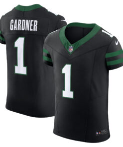 Ahmad Sauce Gardner New York Jets  Alternate Vapor F.U.S.E. Elite Jersey   Legacy Black