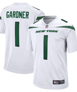 Ahmad Sauce Gardner New York Jets  Player Game Jersey  White