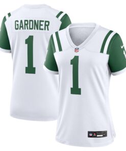 Ahmad Sauce Gardner New York Jets  Women_s Classic Alternate Game Jersey  White