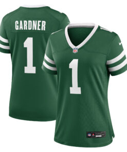Ahmad Sauce Gardner New York Jets  Women_s Game Jersey  Legacy Green