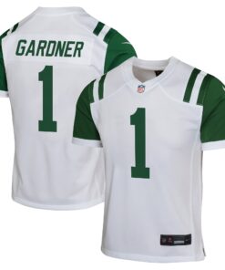 Ahmad Sauce Gardner New York Jets  Youth Classic Alternate Game Jersey  White