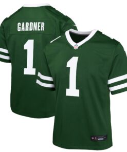 Ahmad Sauce Gardner New York Jets  Youth Game Jersey  Legacy Green