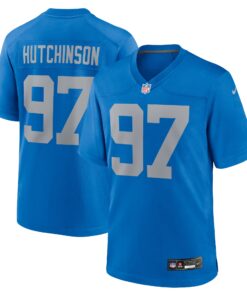 Aidan Hutchinson Detroit Lions  Alternate Game Jersey   Blue