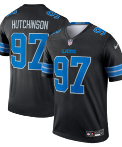 Aidan Hutchinson Detroit Lions  Legend Jersey  Black